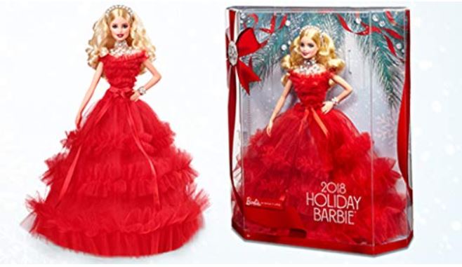 barbie 2018 holiday doll