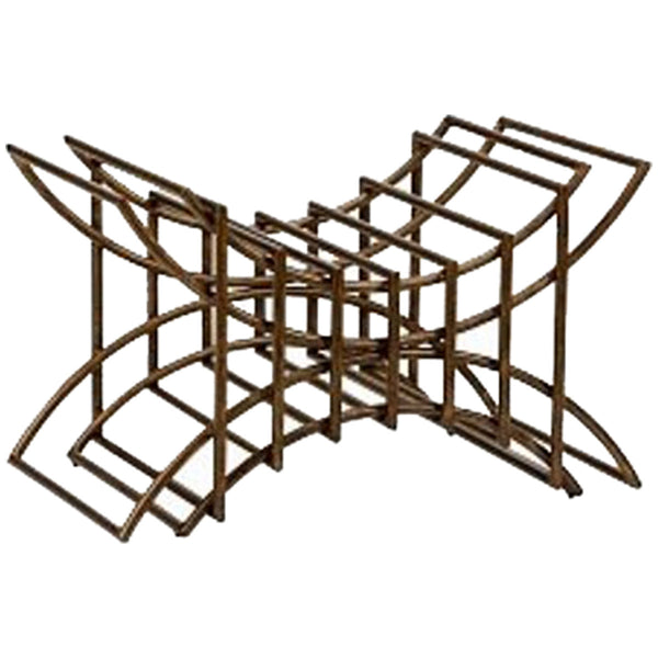 Sculptured Antique Gold Bench