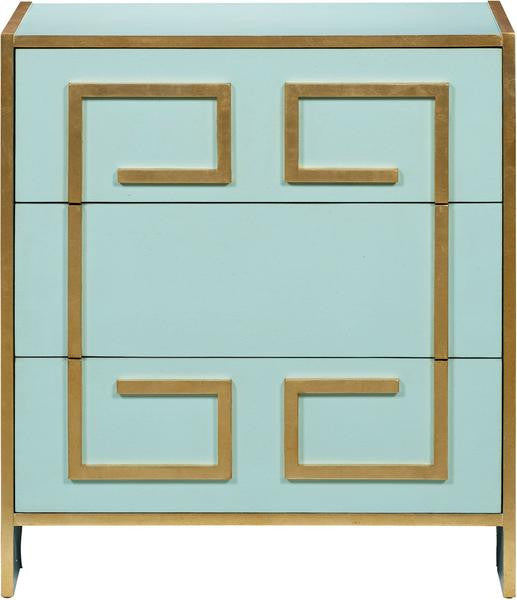 Melea Markell Turquoise Bedside Commode