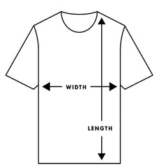 Men's T-shirts & Polo Shirts Size Charts