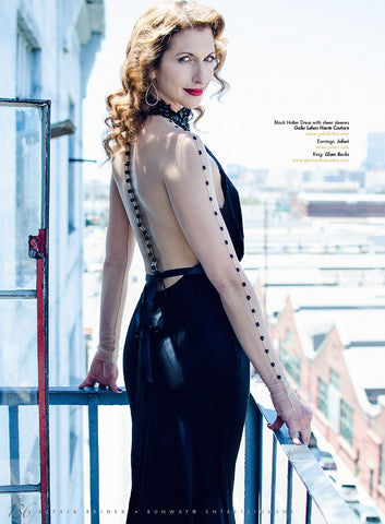 Alysia Reiner wore our Mary E5 hoop in Runway Magazine 