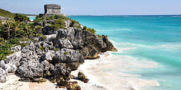 Mayan ruins Tulum plage