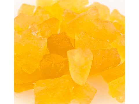Paradise Natural Pineapple Yellow Wedges Candied Fruit Glaze 1 pound