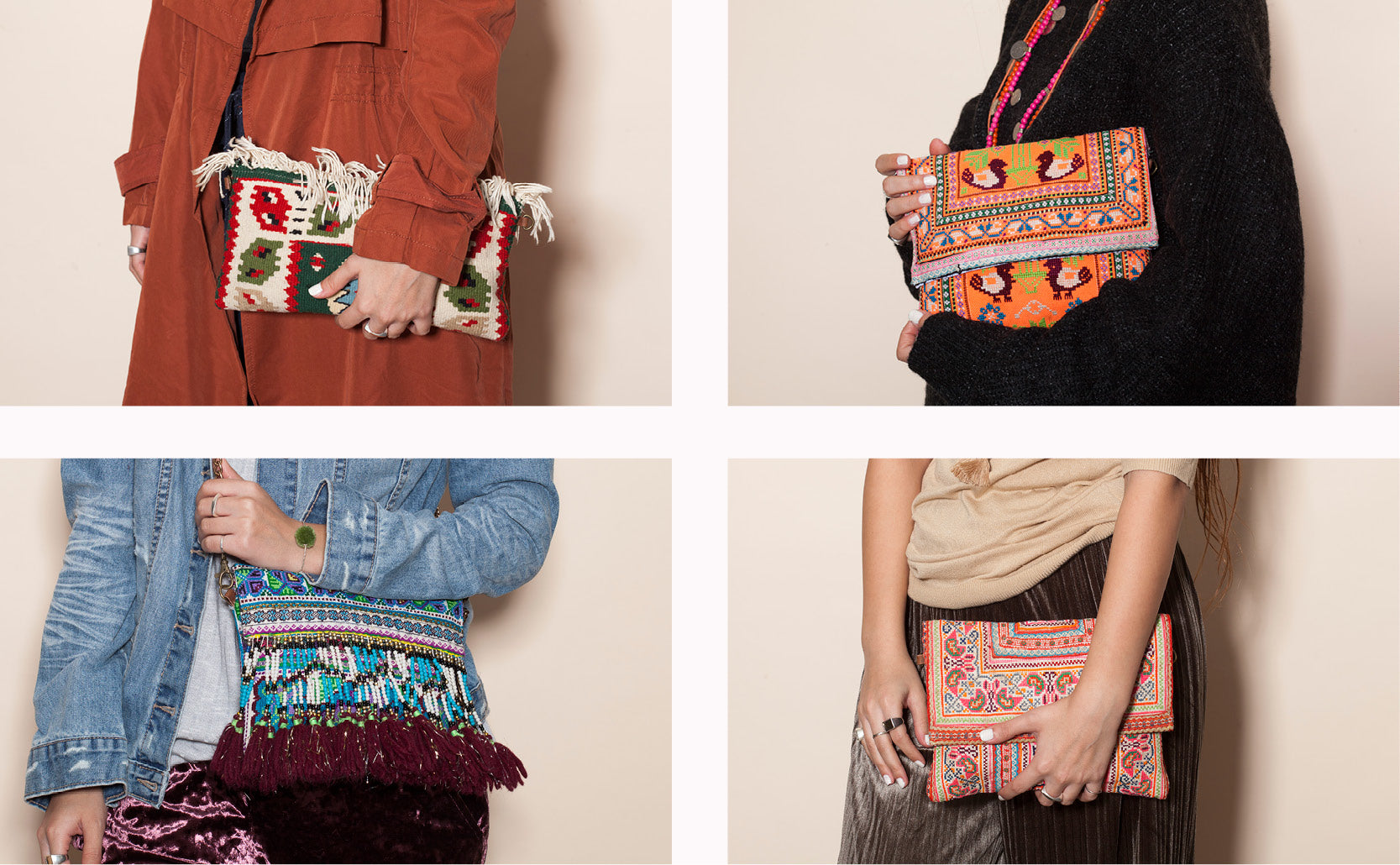 Artisan Design, Clutch Bag, Women's Purse, Bohemian Fashion, Gypsy Style, Embroidery Design