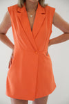 Reeves Romper in Orange