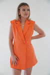 Reeves Romper in Orange