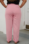 Light Pink Waist Tie Pants