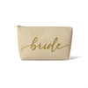 Bride Makeup Bag in Cream