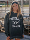 Baseball Season Campus Crew Sweatshirt