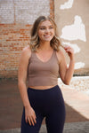 Aligned Tank in Taupe