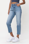 medium basic straight crop jeans