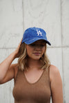 LA Baseball Hat in Blue