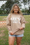 Hey Batter Batter Corded Sweatshirt