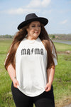 Ivory MAMA Graphic Top +
