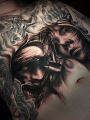 Carl Grace Freehand Tattoo Art