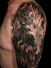 Carl Grace Freehand Tattoo Art