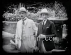 eArtFilm-Stolen Moments-Gauthier at Fountain Then-Rudolph Valentino