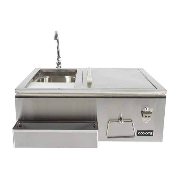 Outdoor Sink Coyote 30 Stainless Steel Built In Refreshment Center Crc