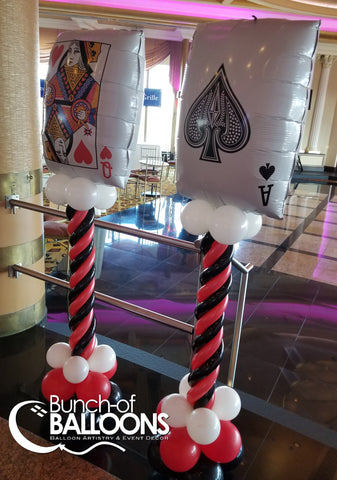 Casino Balloon Columns