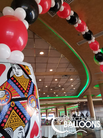 Casino Balloon Arch