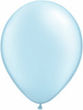 Pearl Light Blue Balloons