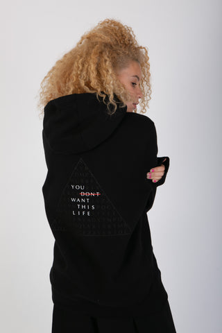 Lifestyle Brand Womens Hoodie Crossword Chinadoll fashion