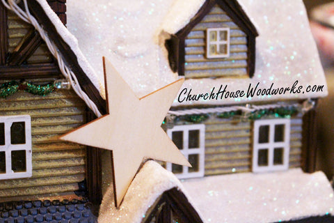 Wooden Christmas Ornaments For Sale by ChurchHouseWoodworks.com