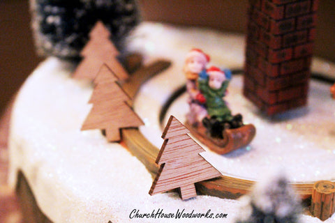 Wooden Christmas Ornaments For Sale by ChurchHouseWoodworks.com