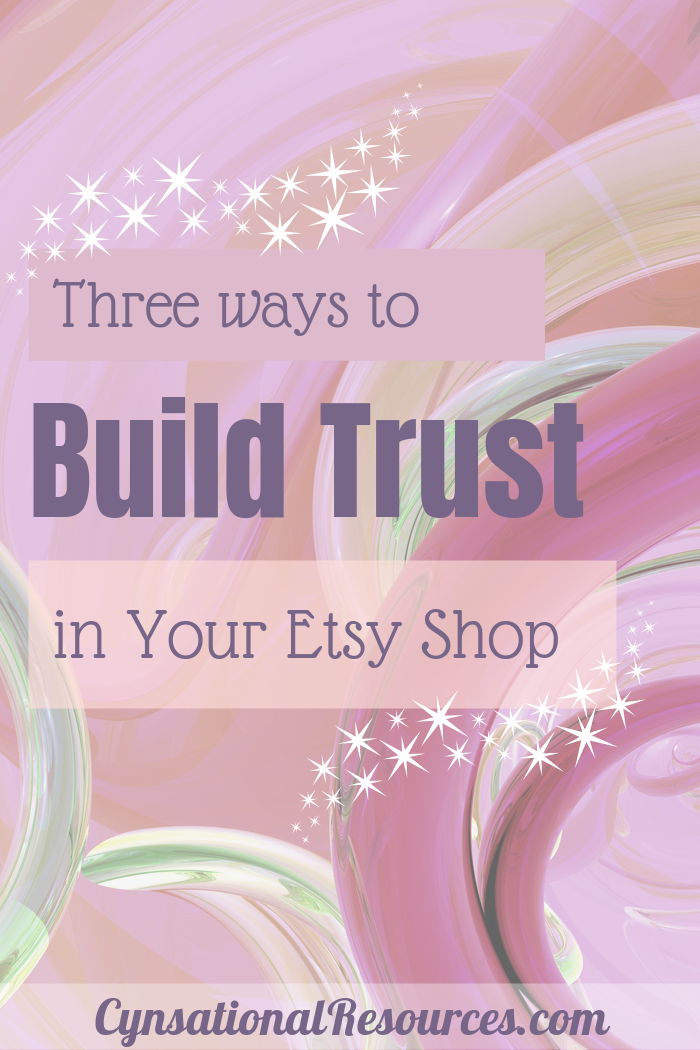 How to build trust in your Etsy Shop