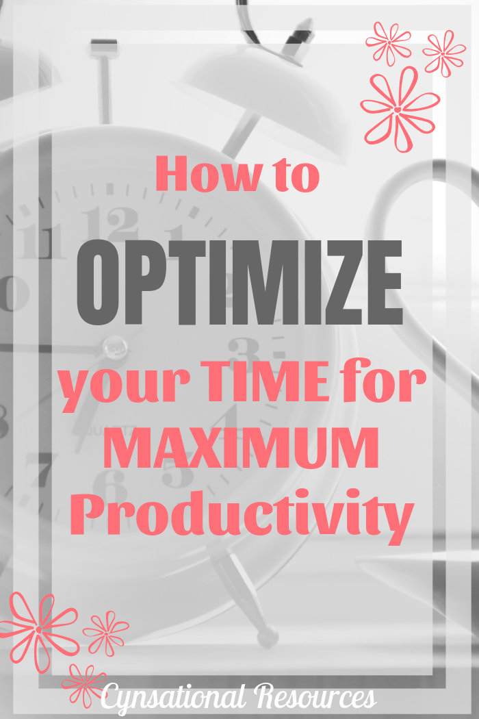 optimize your time for productivity pin3