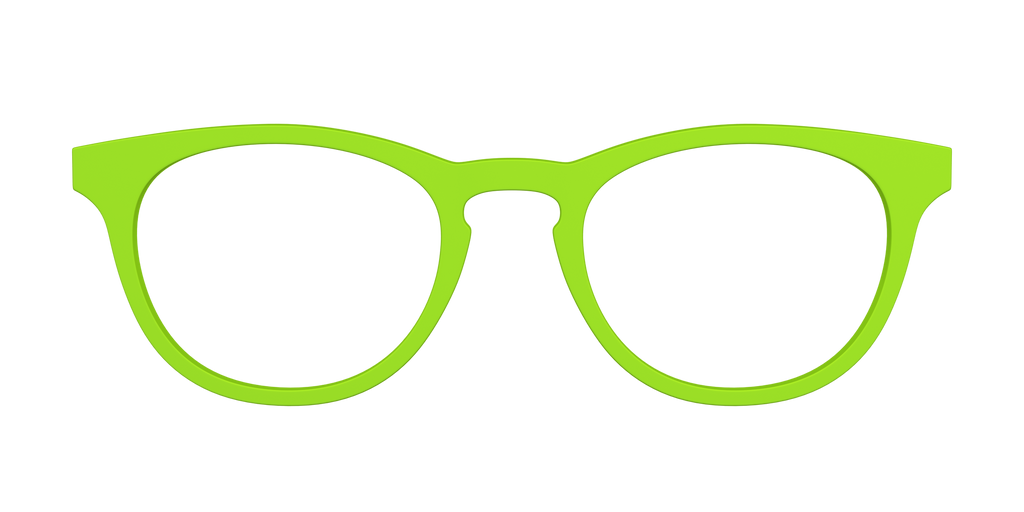 4 or 6 bulk classic neon nerd glasses adult size clear lens 