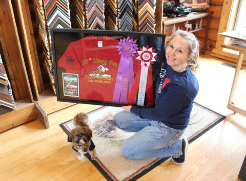 Custom Framing by Beth and Fred at The Red Geranium in Mauston