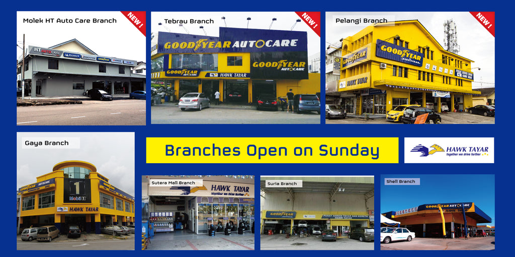 Open on Sunday Hawk Tyre Outlets