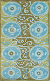 Rug Market America CO Suzani Tile Blue Area 5' 0'' X 8' 0''