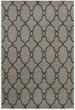 LR Resources Adana 80985 Dark Grey Machine Loomed Area Rug 7'9'' X 9'9''