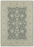 LR Resources Antigua 80997 Silver/Blue Machine Loomed Area Rug 8' X 10'