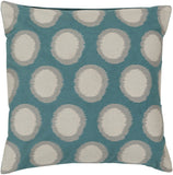 Surya Ikat Dots Pretty Polka Dot AR-095 Pillow 22 X 22 X 5 Down filled