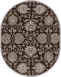 Surya Caesar CAE-1063 Chocolate Area Rug 8' x 10' Oval
