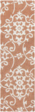 Surya Cosmopolitan COS-9050 Rust Area Rug 2'6'' x 8' Runner