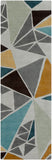 Surya Cosmopolitan COS-9199 Grey Area Rug 2'6'' x 8' Runner