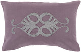 Surya Cairo Elegant Heart CR-006 Pillow 13 X 20 X 5 Down filled