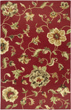 LR Resources Dazzle 54006 Red Hand Hooked Area Rug 7'9'' X 9'9''