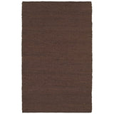 LR Resources Elite 03602 Espresso Hand Woven Area Rug 8' X 10'