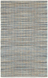LR Resources Natural Fiber 03305 Navy Hand Woven Area Rug 5' X 7'9''