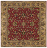 LR Resources Shapes 5R107 Red/Gold Area Rug