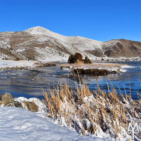 Winter On The Lower Madison, photo by Montana Treasures