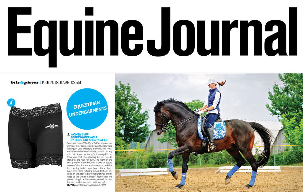 pony tail sportswear reviewed in equine journal