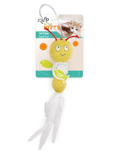 caterpillar cat toy