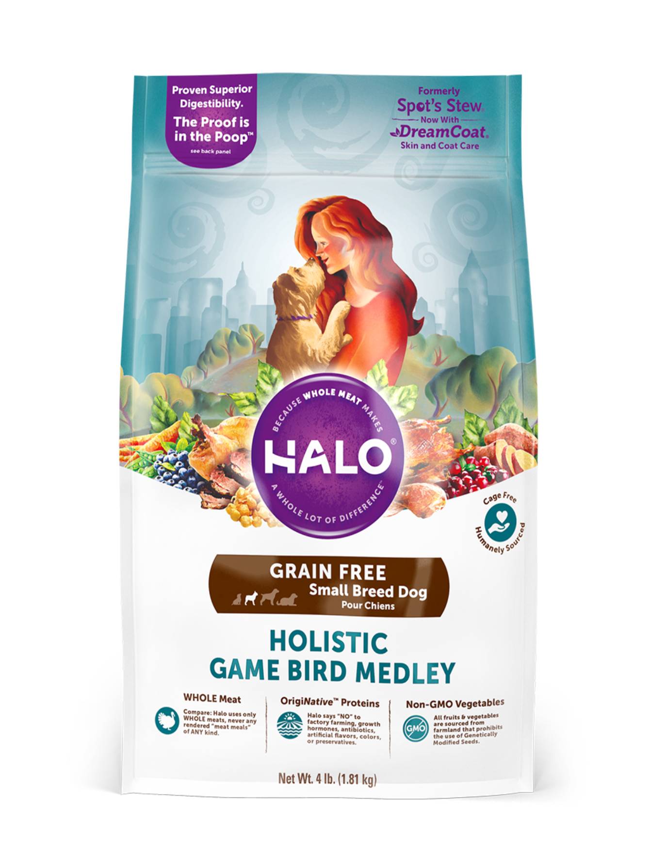 halo small breed dog food