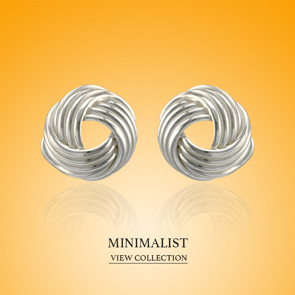 Boccai Collection Minimalist Sterling Silver Earrings